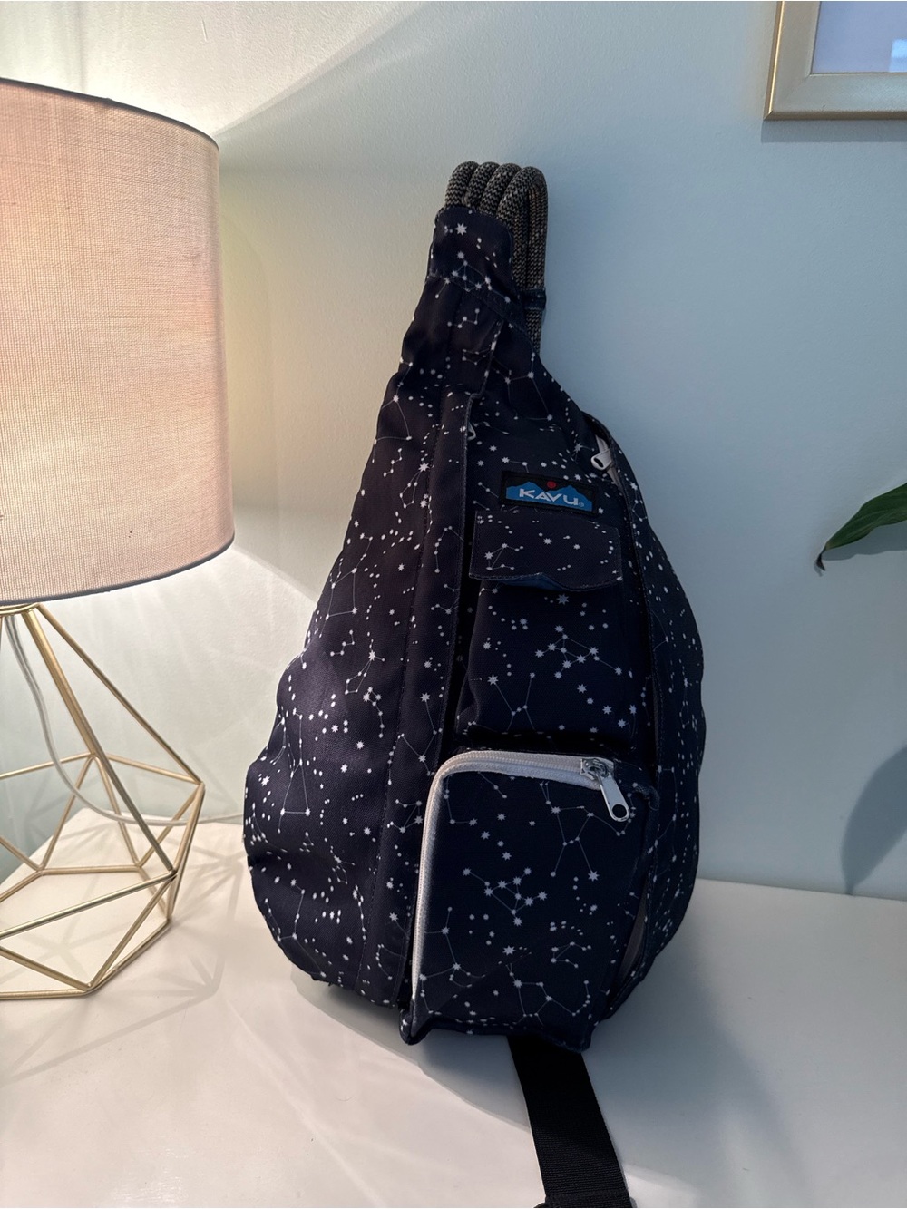 Kavu Black Constellation Sling Pack
